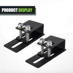 Adjustable LED Light Bar Mounting Brackets - 2PCS
