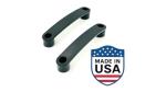 Heavy Duty Black Nylon RV Grab Handles - 2 Pack