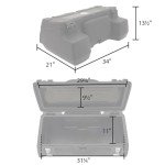 Black Widow ATV Rear Rack Locking Cargo Box