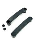 Heavy Duty Black Nylon RV Grab Handles - 2 Pack