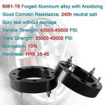 Kessocco 1.5" ATV Wheel Spacers - 4pcs Black