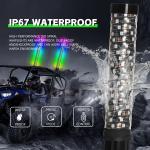 2X 2ft RGB LED Whip Spiral Lights for UTV
