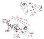 Universal ATV Alloy Throttle Grip Lock with Keys