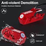 JAGASOL Motorcycle Helmet & Brake Lock Combo