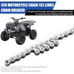 MRELC 420 Motorcycle Chain with Chain Breaker