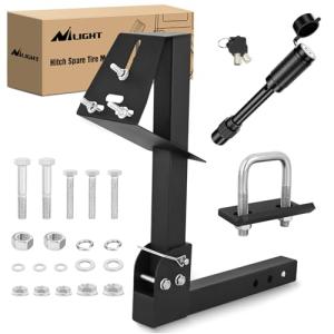 Adjustable Spare Tire Carrier for Trucks and ATVs