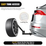 Adjustable Spare Tire Carrier for Trucks and ATVs