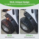 10L0L Fender Flares for Yamaha Golf Cart G29
