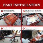 LVOUP Universal Engine Mount Motor Engine Adapter Plate Compatible for Mini Bike and Go Kart (Doodlebug) 212 Preditor Briggs Purple