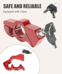 RACOONA Heavy Duty Motorcycle Anti-Theft Brake Lock