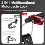 JAGASOL Motorcycle Helmet & Brake Lock Combo