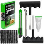 Rhino USA Heavy Duty Tire Repair Kit 14-Piece