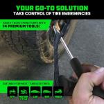 Rhino USA Heavy Duty Tire Repair Kit 14-Piece