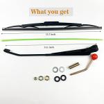 Universal UTV Windshield Wiper Kit - 15.7” Blades