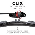 ClixWipers 22" Carbon Fiber All-Weather Wiper Blades