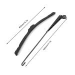 Manual 17.7" UTV Windshield Wiper Blade Kit