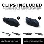 ClixWipers 22" Carbon Fiber All-Weather Wiper Blades