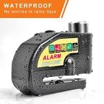 Waterproof Motorcycle Alarm Disc Brake Lock