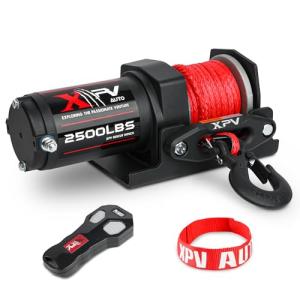 2500lbs Synthetic Winch with Remote for ATV/UTV