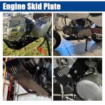 Heavy-Duty Engine Skid Plate for ATVs and Bikes
