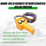 2500 lb Electric ATV Winch with Synthetic Rope