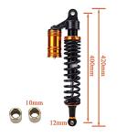 OUMURS 400mm Adjustable Air Shock Absorbers - 2 Pack