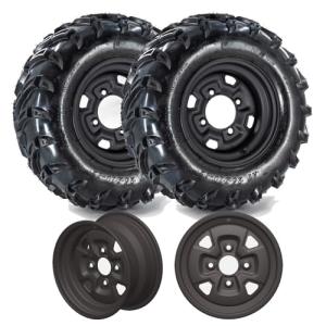 2 Pack 25x10-12 All-Terrain ATV Tires
