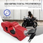 Heavy-Duty Motorcycle Handlebar Anti-Theft Lock