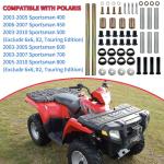 Polaris ATV A-Arm Bushing Shafts Kit
