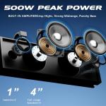 17-Inch Waterproof Bluetooth Sound Bar for UTVs