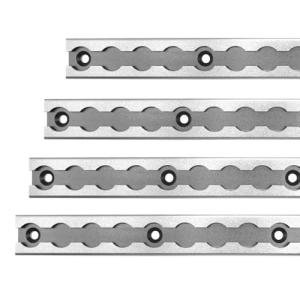 12" L-Track Rail Silver 4-Pack for ATVs