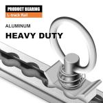 12" L-Track Rail Silver 4-Pack for ATVs