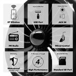 GoHawk 1000W Bluetooth ATV Speakers and Amplifier