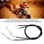 High Strength Steel ATV Front Brake Cable Set