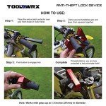 Heavy Duty Motorcycle Handlebar Lock Grip