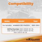 maXpeedingrods Yamaha Warrior 350 A-Arms Suspension Kit