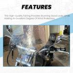 ECOTRIC Universal 19"x17" Clear ATV Windshield