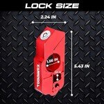Heavy Duty Motorcycle Handlebar Lock Grip