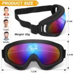 OXG 2 Pack UV400 Goggles with Neck Gaiters