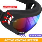 OXG 2 Pack UV400 Goggles with Neck Gaiters