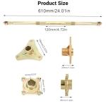 Rear Axle Assembly Kit with Sprocket Hub