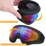 OXG 2 Pack UV400 Goggles with Neck Gaiters
