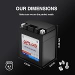 UPLUS 12V AGM Battery for ATV and Scooter