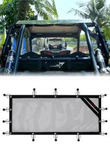 Polaris RZR Rear Window Mesh Net - Dust-Proof Sunshade