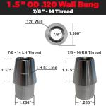Chromoly Heim Joint Kit for Suspension and Steering