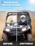 Polaris RZR Rear Window Mesh Net - Dust-Proof Sunshade
