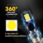 ZNEOEW P15D H6 LED Headlight Bulbs for Yamaha Grizzly