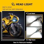 ZNEOEW P15D H6 LED Headlight Bulbs for Yamaha Grizzly