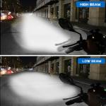 ZNEOEW P15D H6 LED Headlight Bulbs for Yamaha Grizzly