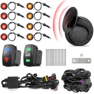 UTV ATV Turn Signal Kit with Horn and Switch